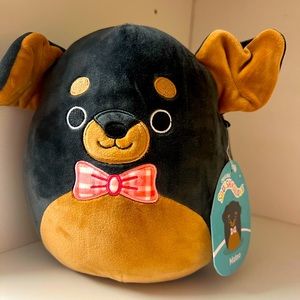 COPY - Squishmallow Mateo the Rottweiler NWT 7.5 inch